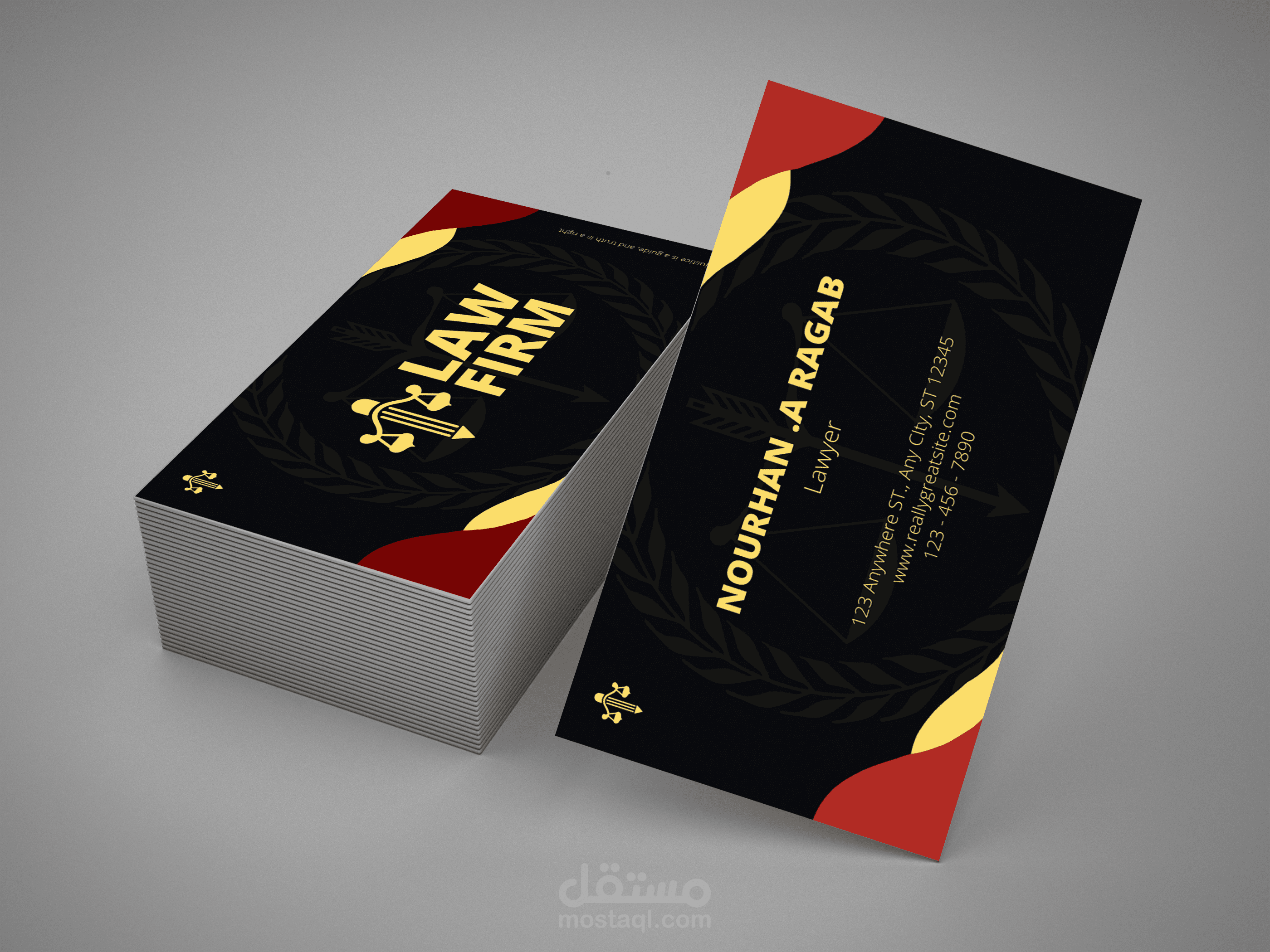 تصميم كروت عمل احترافية مميزة