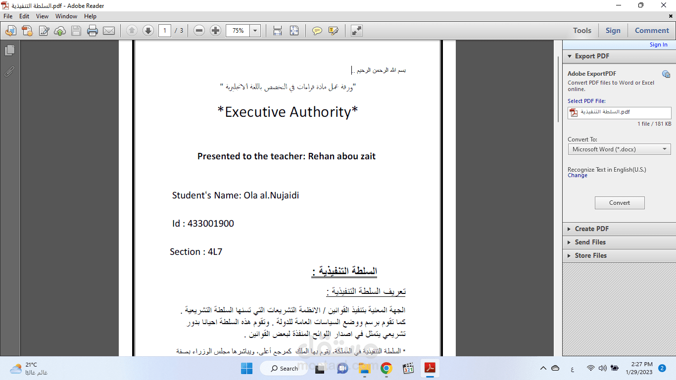 السلطة التنفيذية في المملكة العربية السعودية