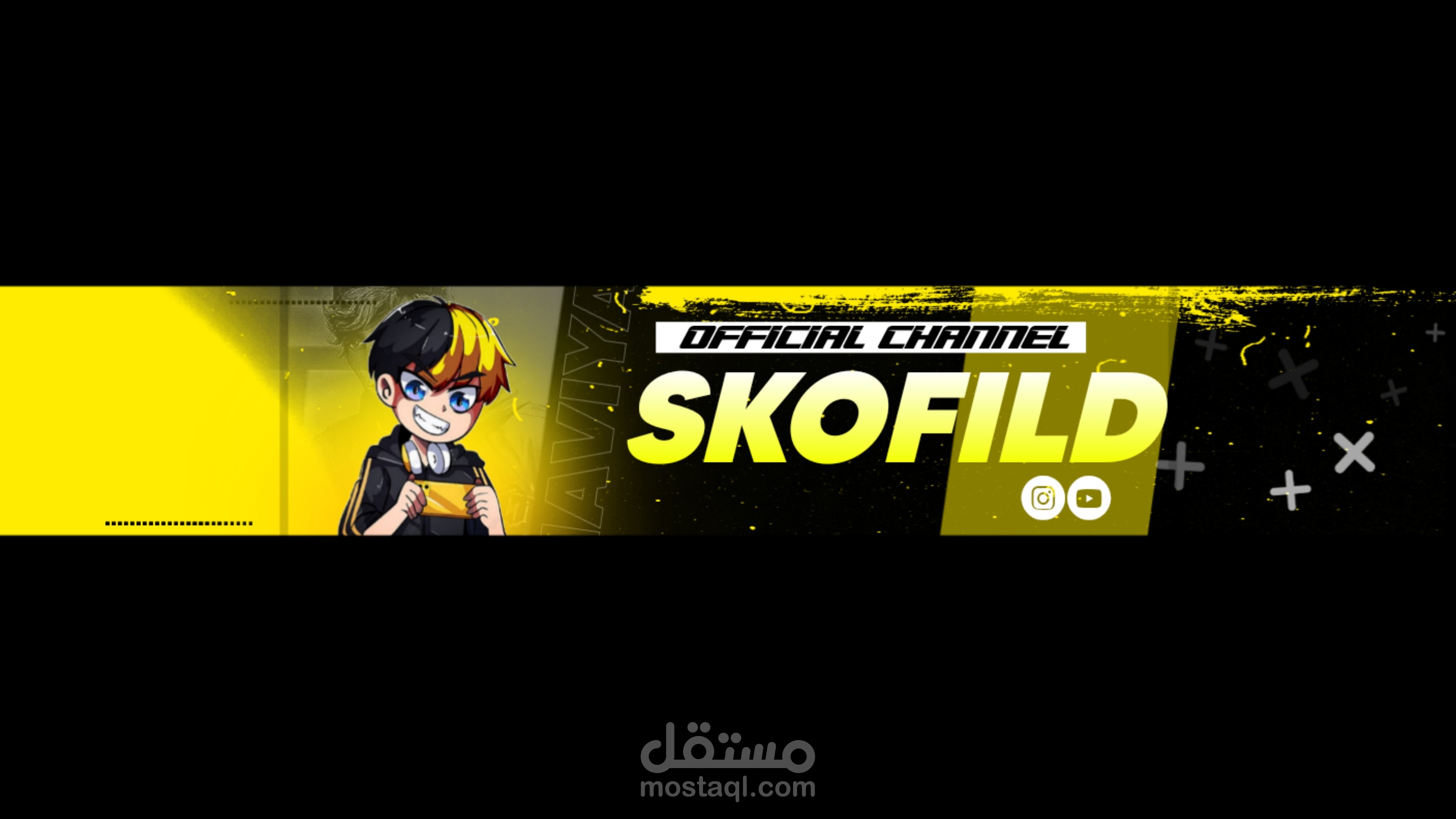 تصميم غلاف يوتيوب