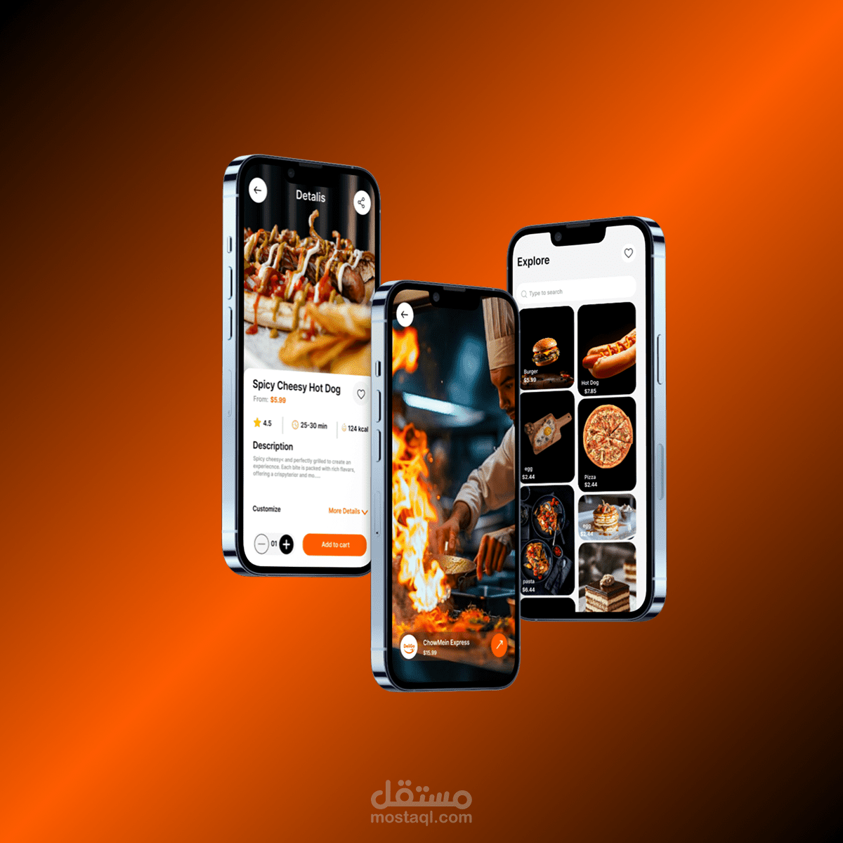UI/UX Design for a Food Delivery Mobile App