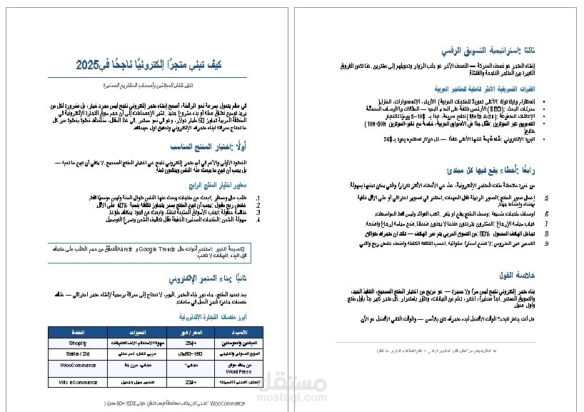 مقال احترافي محسّن لمحركات البحث — كيف تبني متجرًا إلكترونيًا ناجحًا