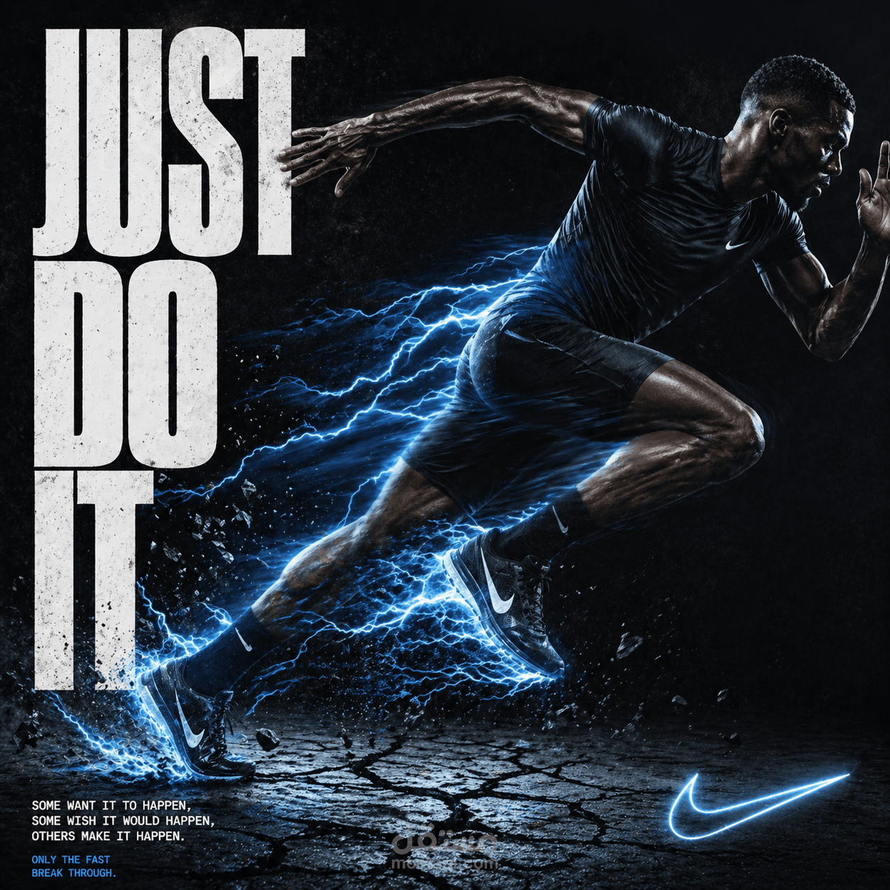 إعلان رياضي مفاهيمي (Conceptual Sports Ad)