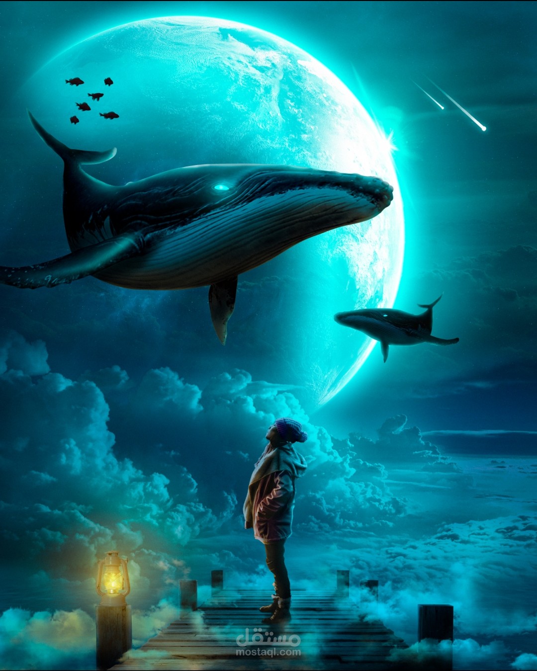 تصميم دمج الصور-  photo manipulation