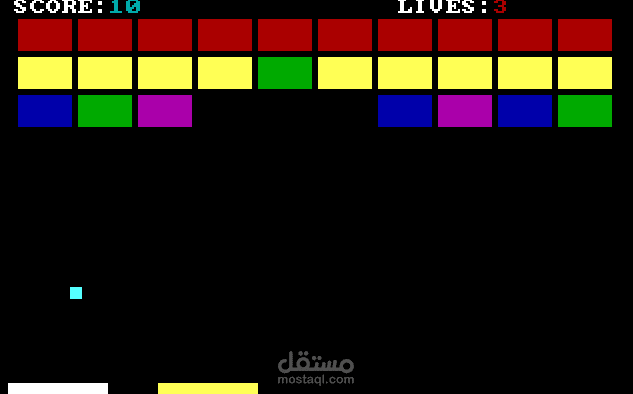 Assembly Brick Breaker game