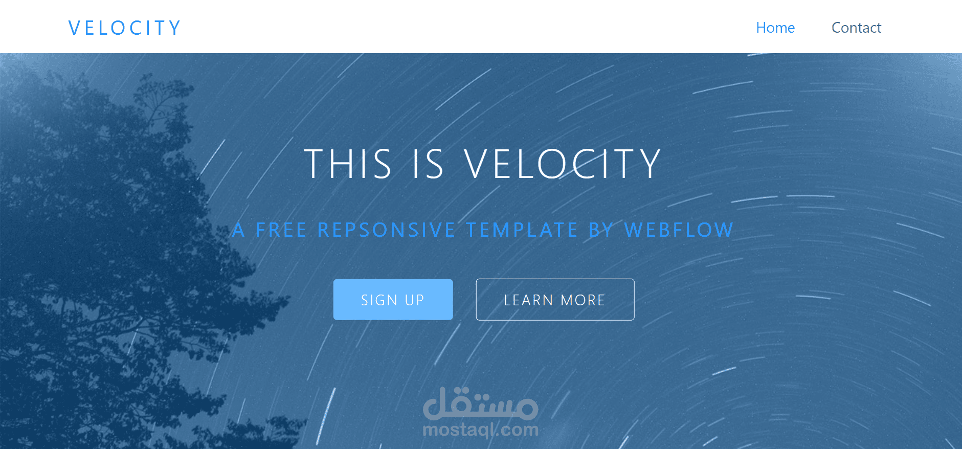 Velocity Template