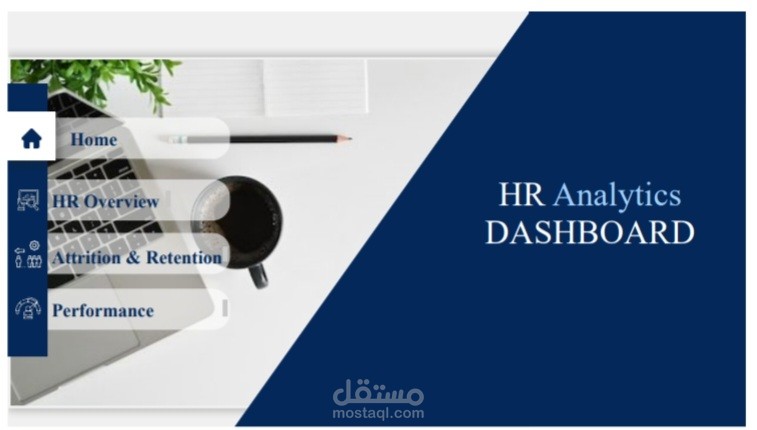 مشروع Power BI لتحليل بيانات الموظفين (HR Analytics)