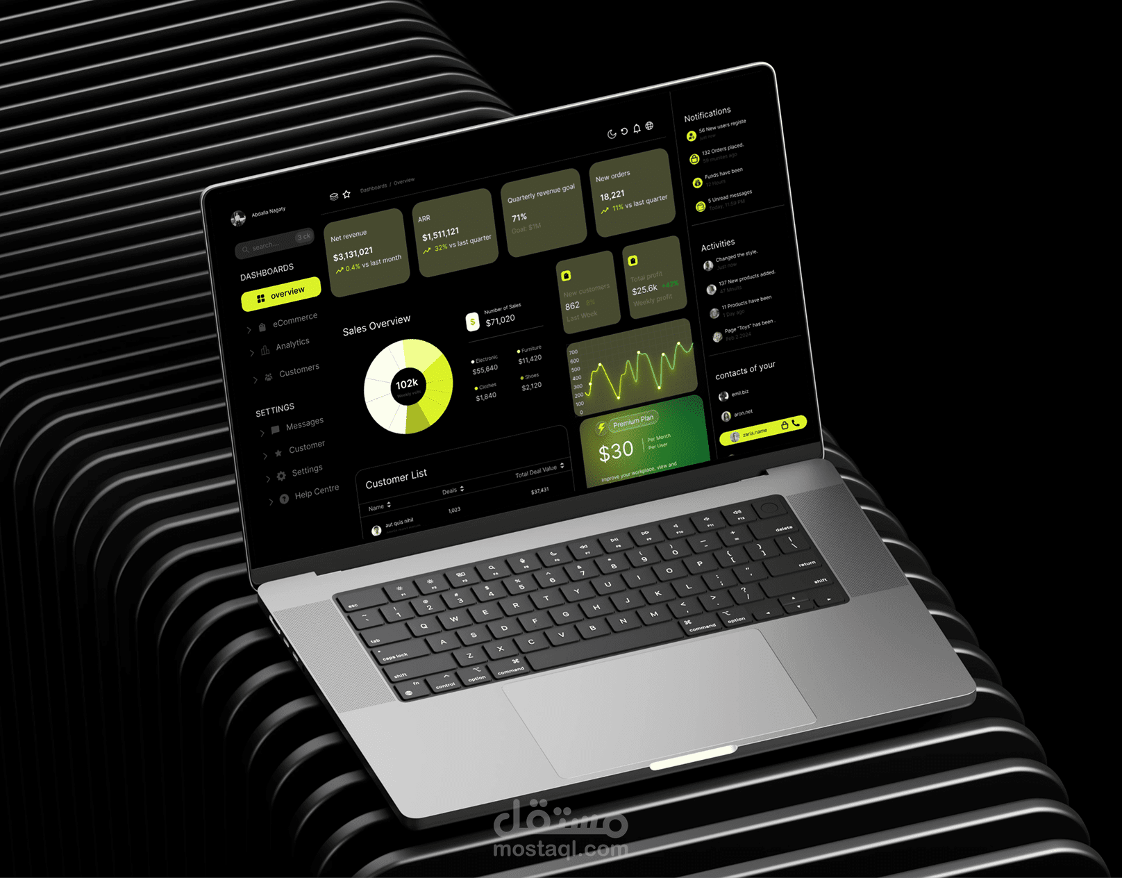 مصمم UI/UX متخصص في التطبيقات والمتاجر الإلكترونية