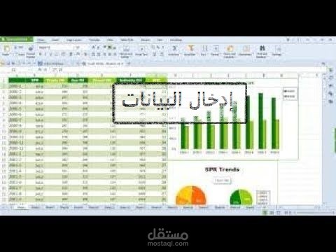 إدخال البيانات وتنظيمها في جداول إكسل