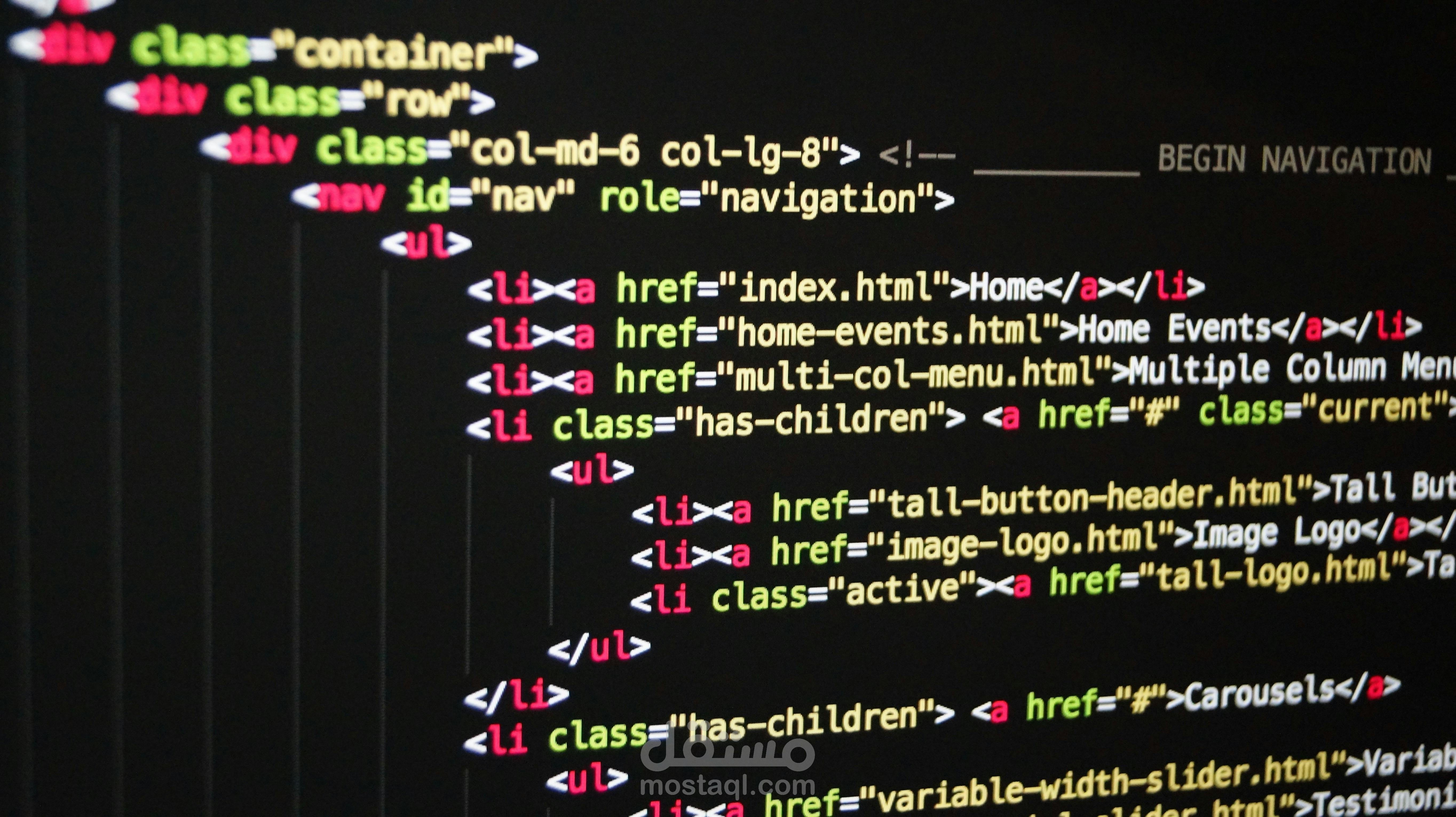 موقع ويب تعريفي