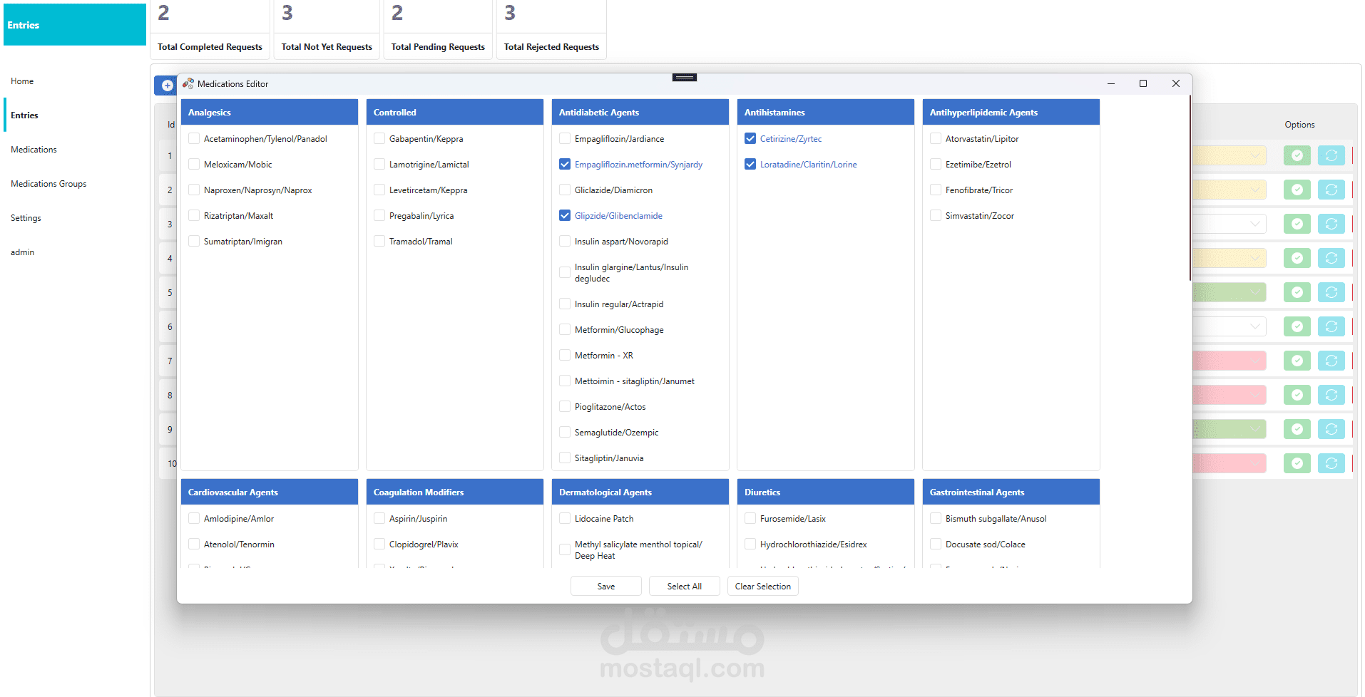 تطبيق سطح مكتب لمتابعة إعطاء الأدوية للمرضى