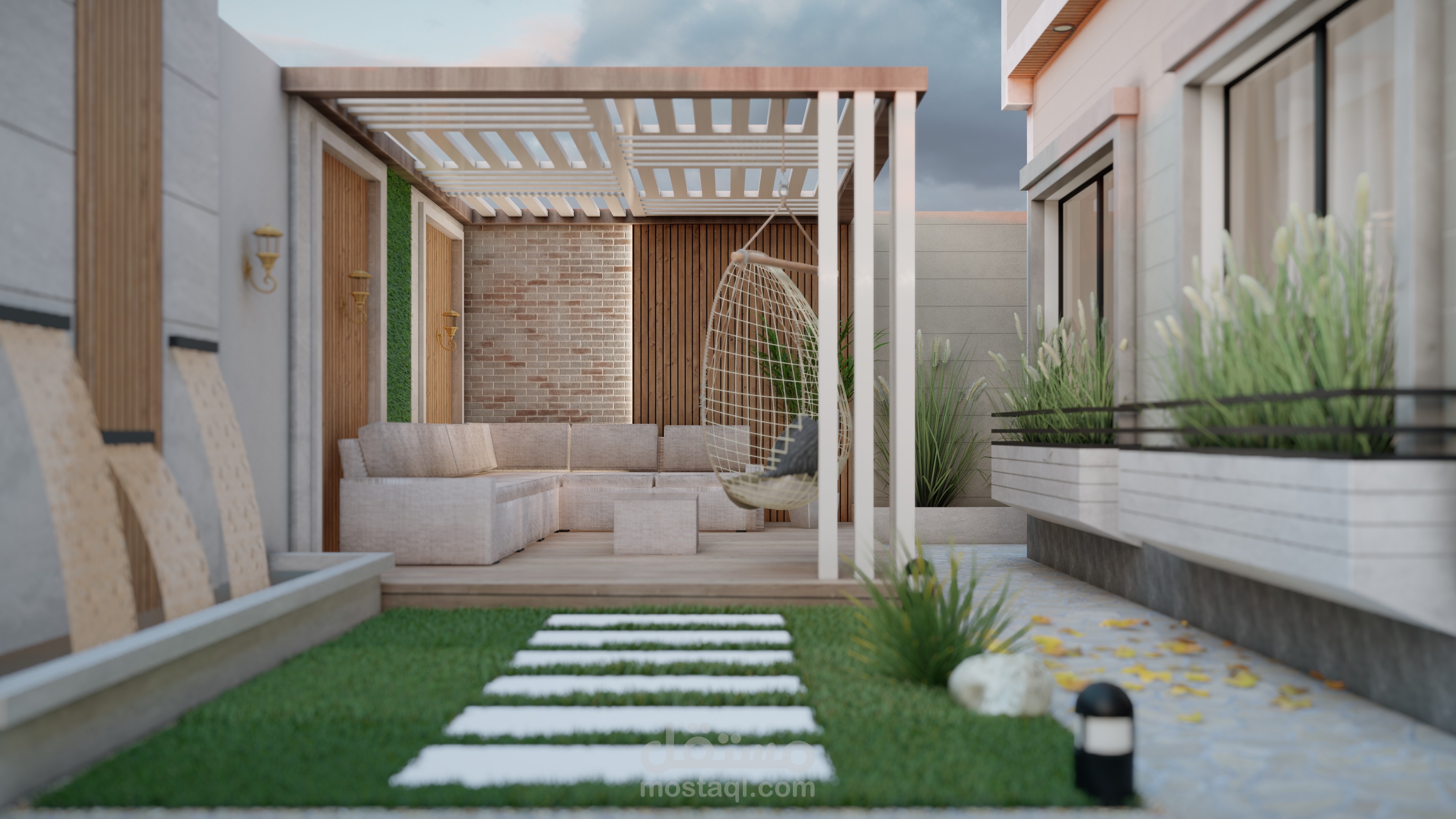 تصميم حديقة