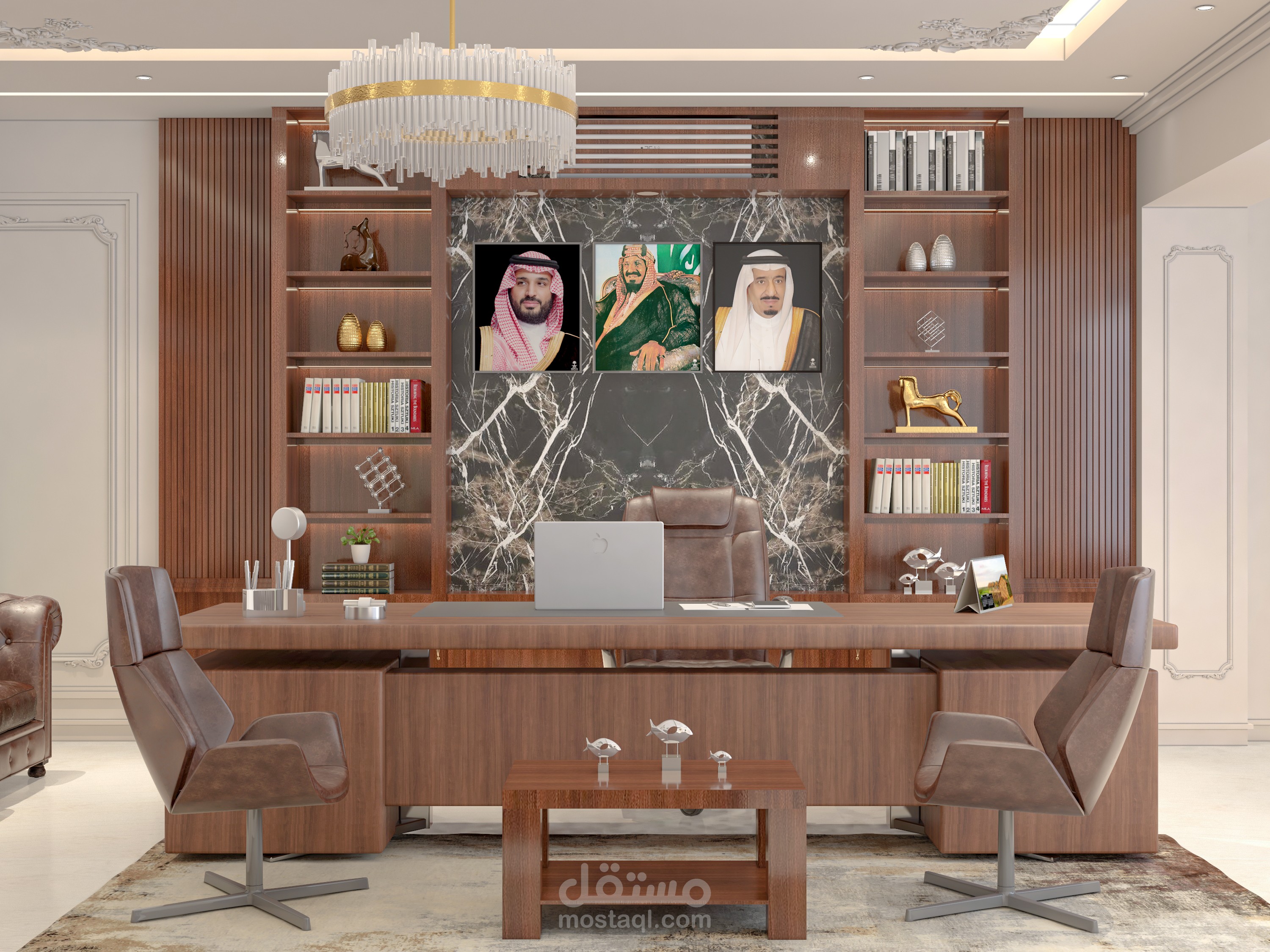 تصميم مكتب اداري (نيو كلاسيك)