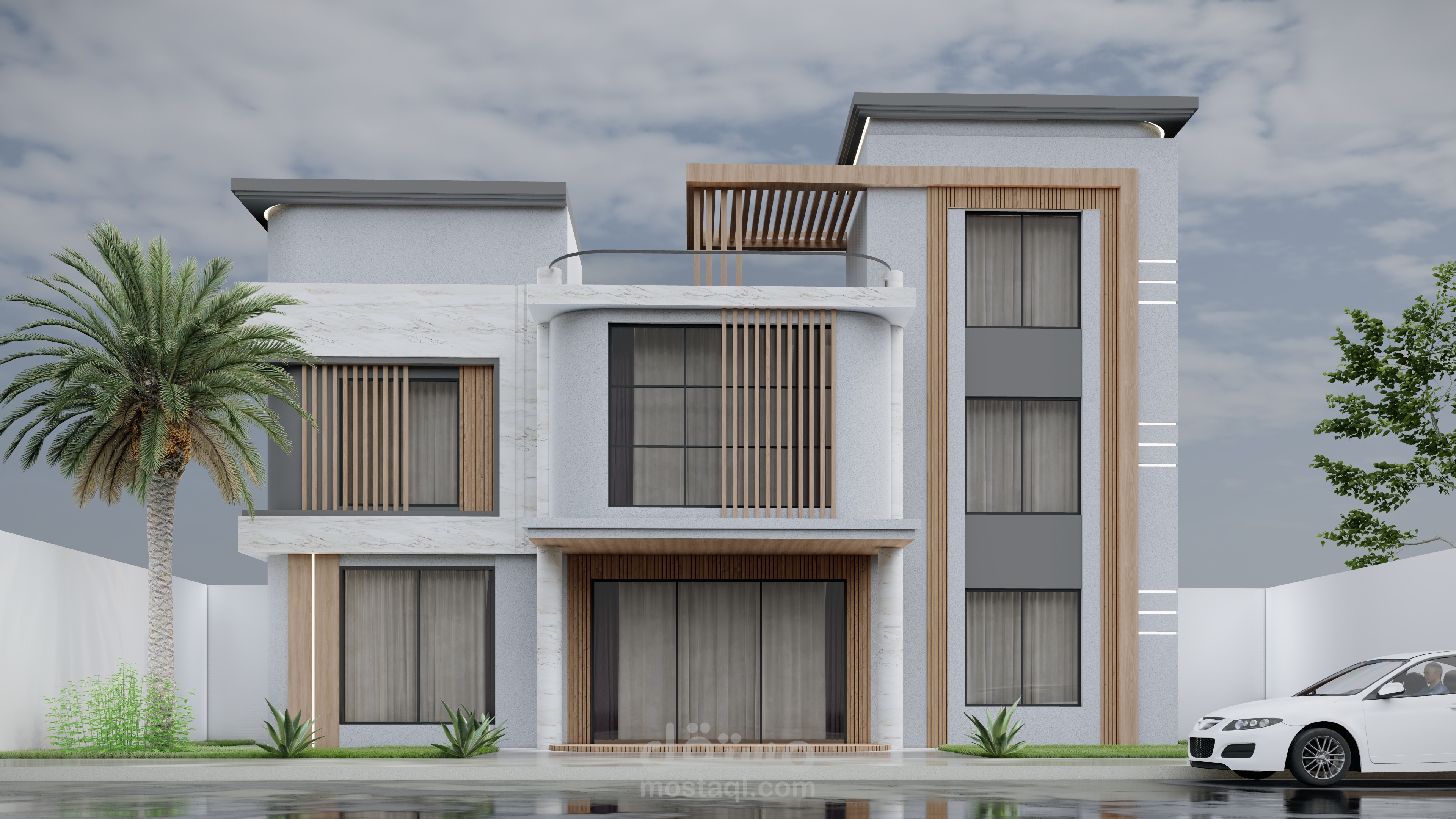 تصميم واجهة (مودرن)