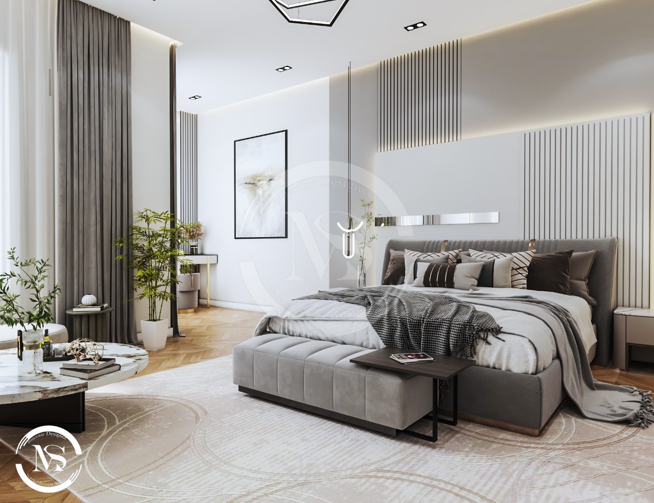 Modern bedroom