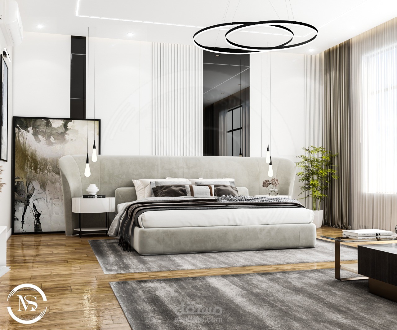 Modern bedroom