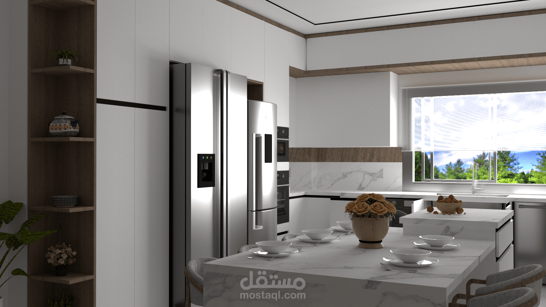 تصميم مطبخ مودرن و عصري