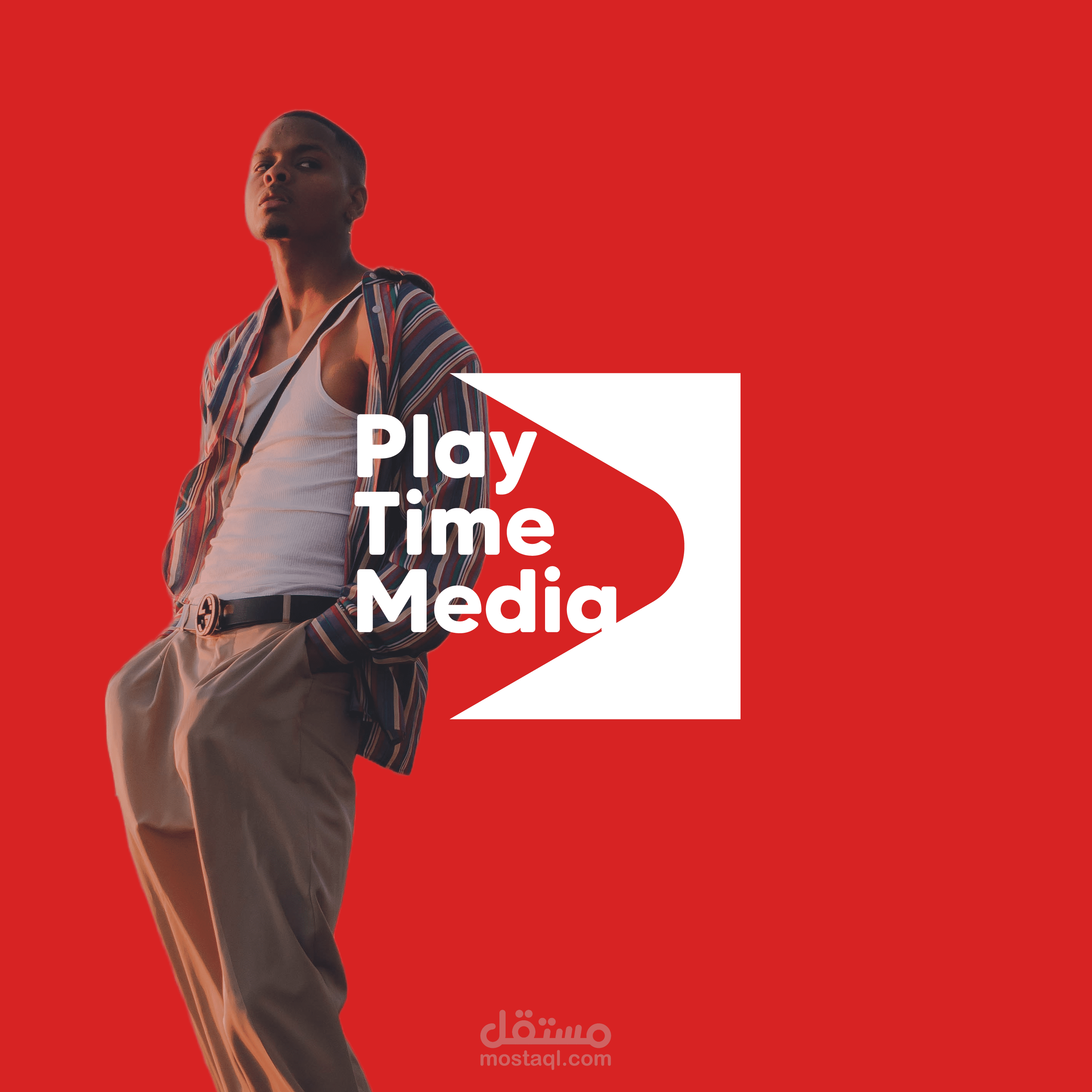 شعار لشركة اعلاميه Play time media