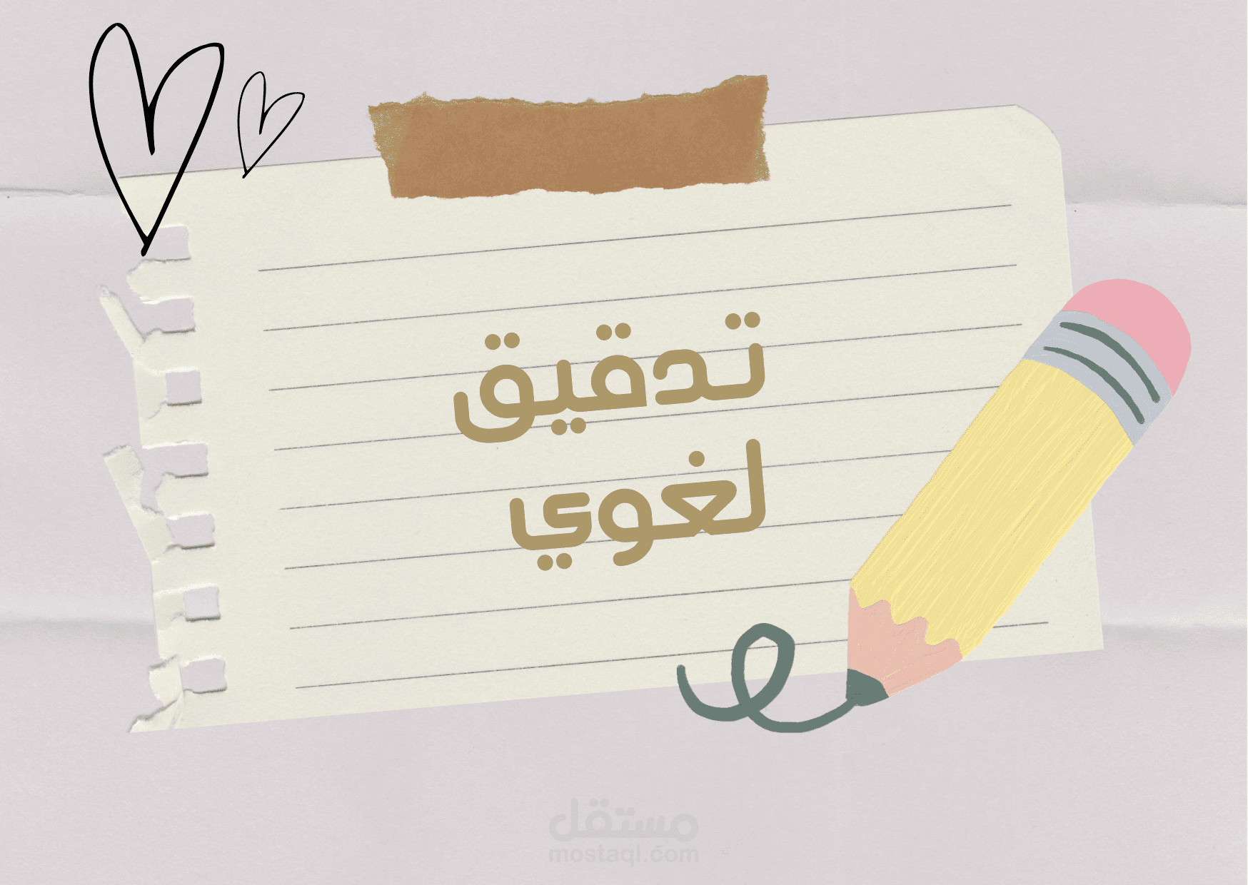 نموذج لتدقيق لغوي