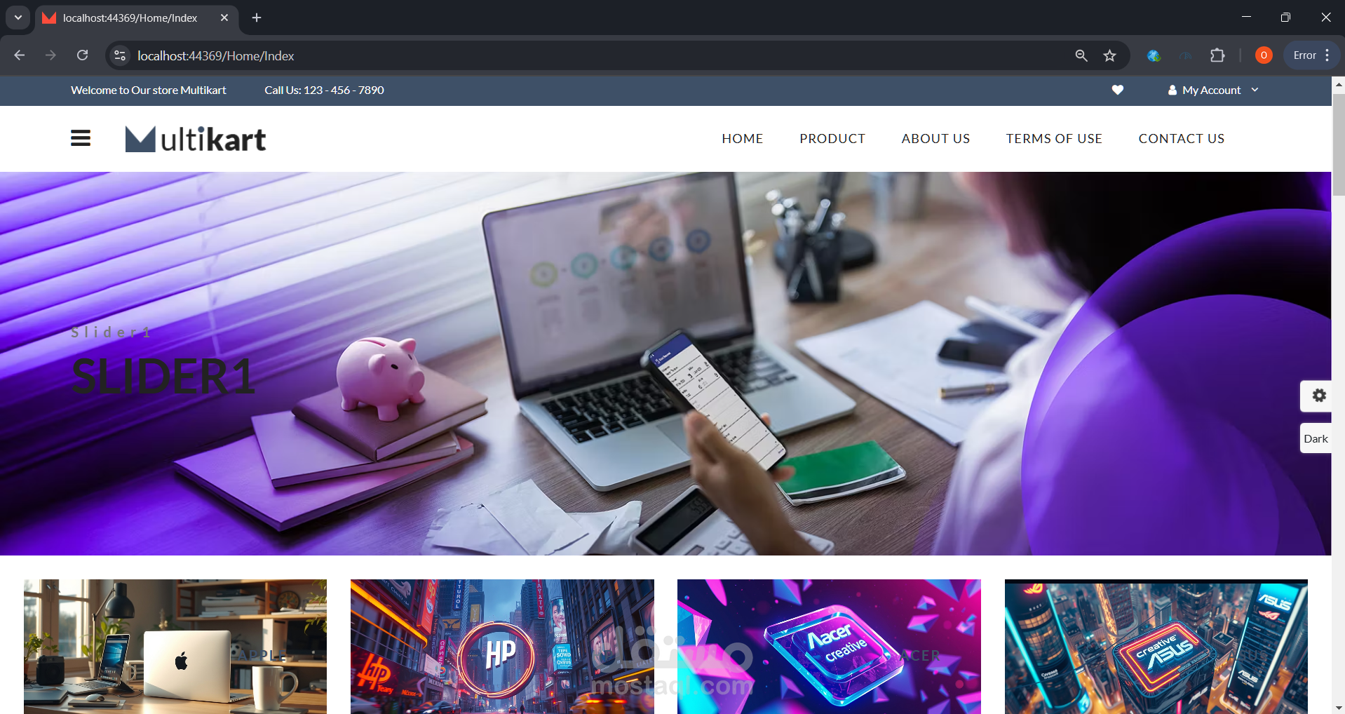 LapShop Website
