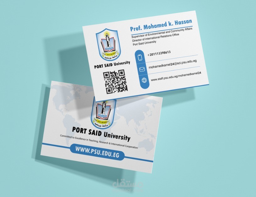 تصميم هوية بصرية مصغرة | كروت شخصية عصرية ومبتكرة