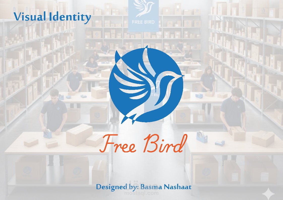 تصيميم هوية بصرية كاملة لشركة توصيل