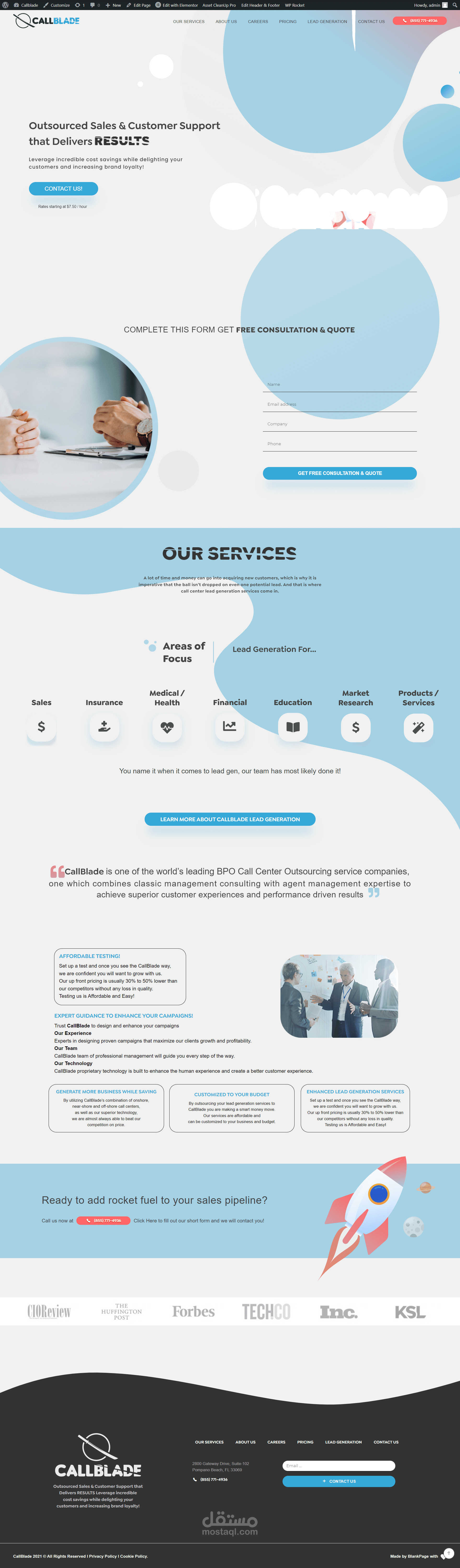 معرض أعمال Callblade
