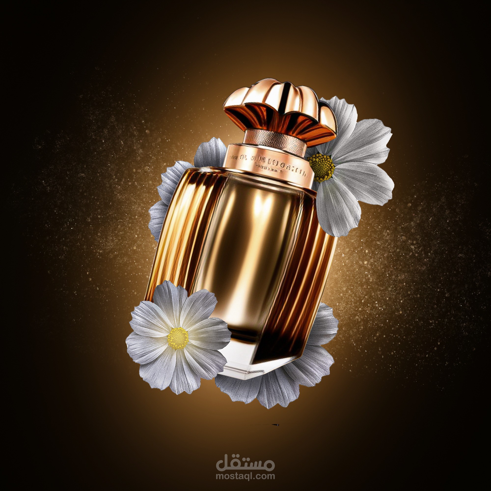 منشور مواقع التواصل الاجتماعي | اعلان لعطر