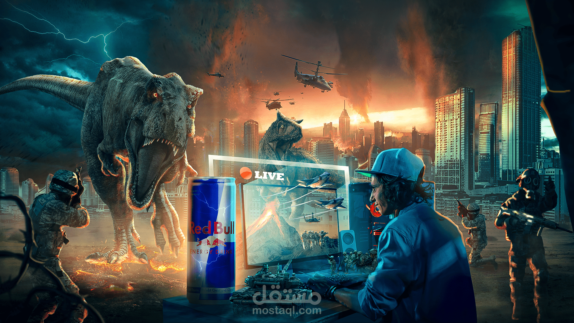 حملة إعلانية بعنوان "حافظ على مستواك في اللعب و انت بأفضل طاقة"