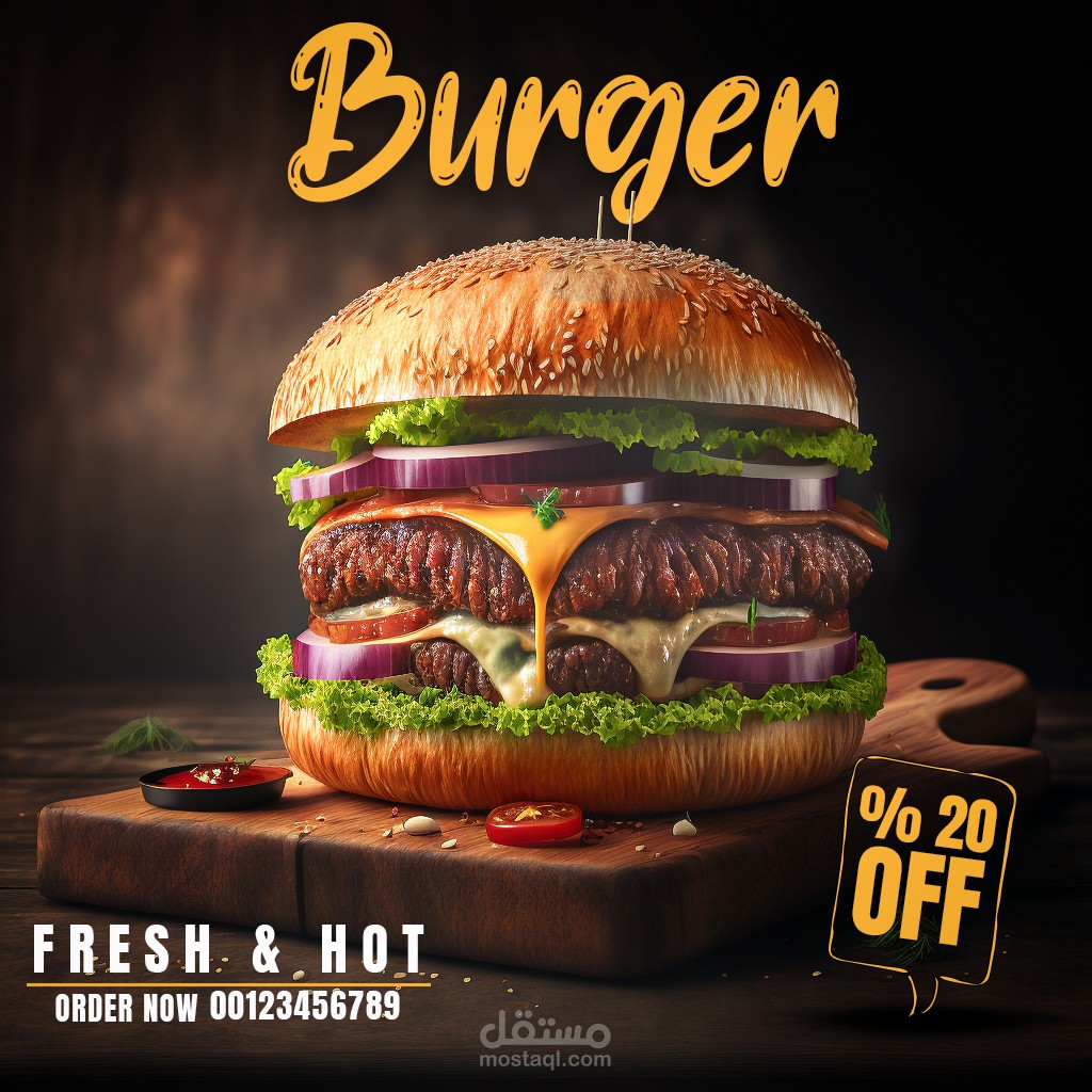 حملة إعلانية لبرغر