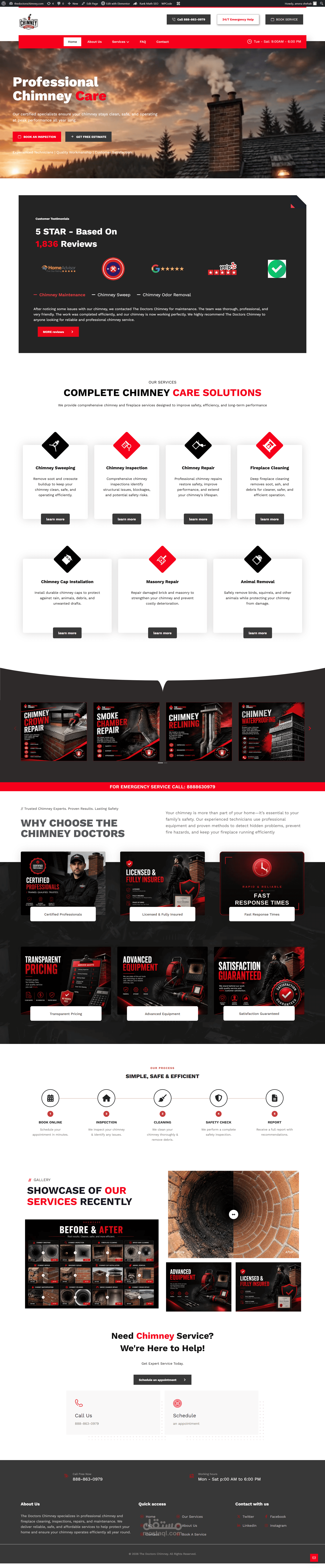 The Doctors Chimney — Home Services Website