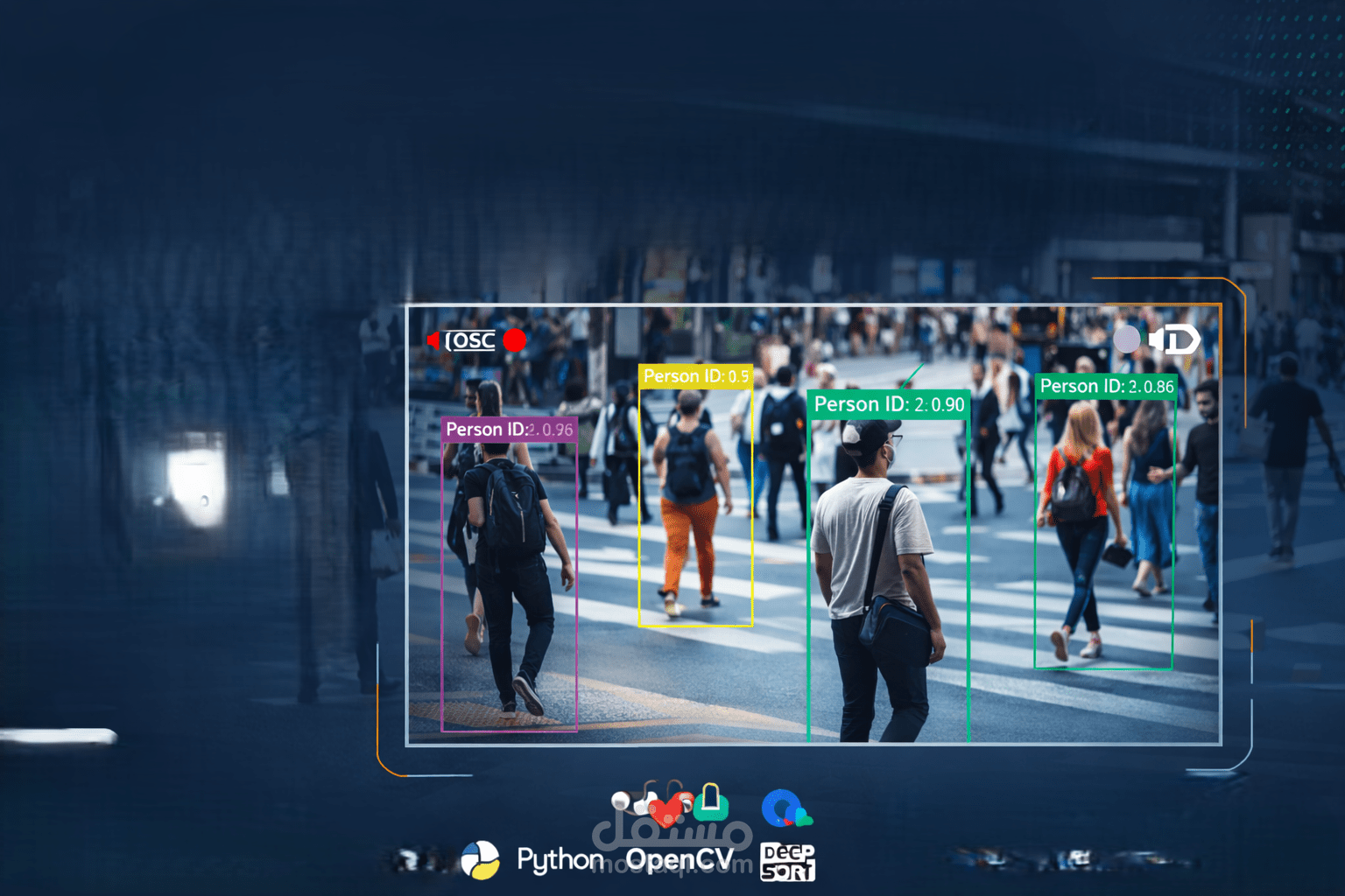 تطوير نظام كشف وتتبع الأجسام في الوقت الحقيقي باستخدام يولو الإصدار الثامن (YOLOv8) وخوارزمية التتبع البسيط عبر الإنترنت (SORT)