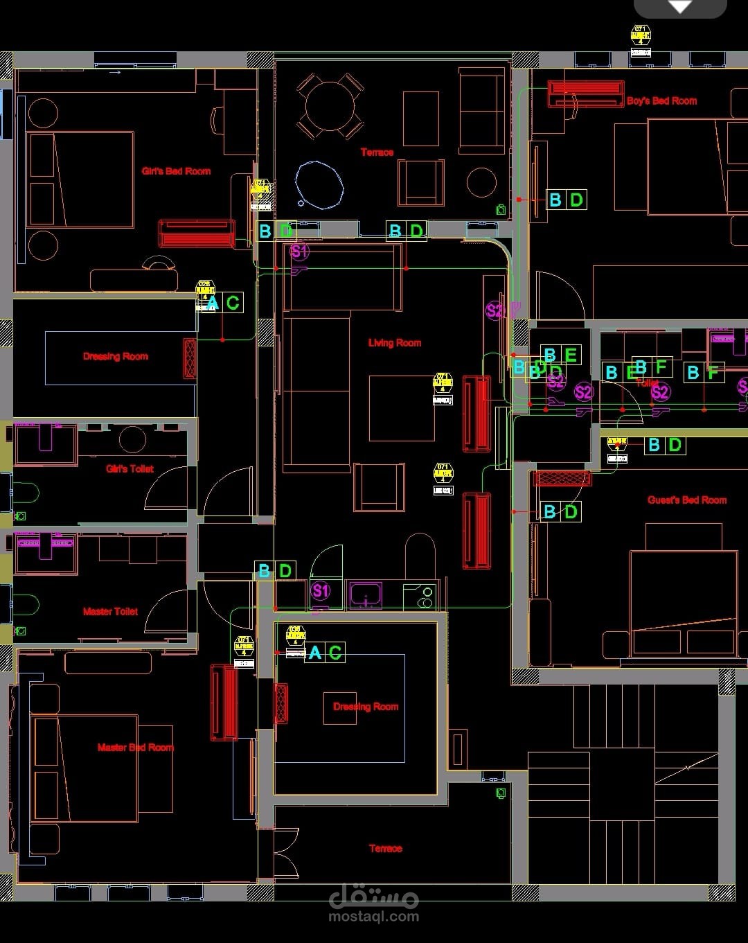 تصميم لوحات HVAC