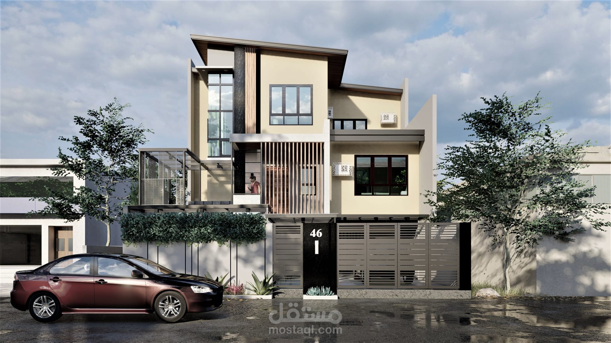 تصميم واجهات معمارية مودرن في السعودية