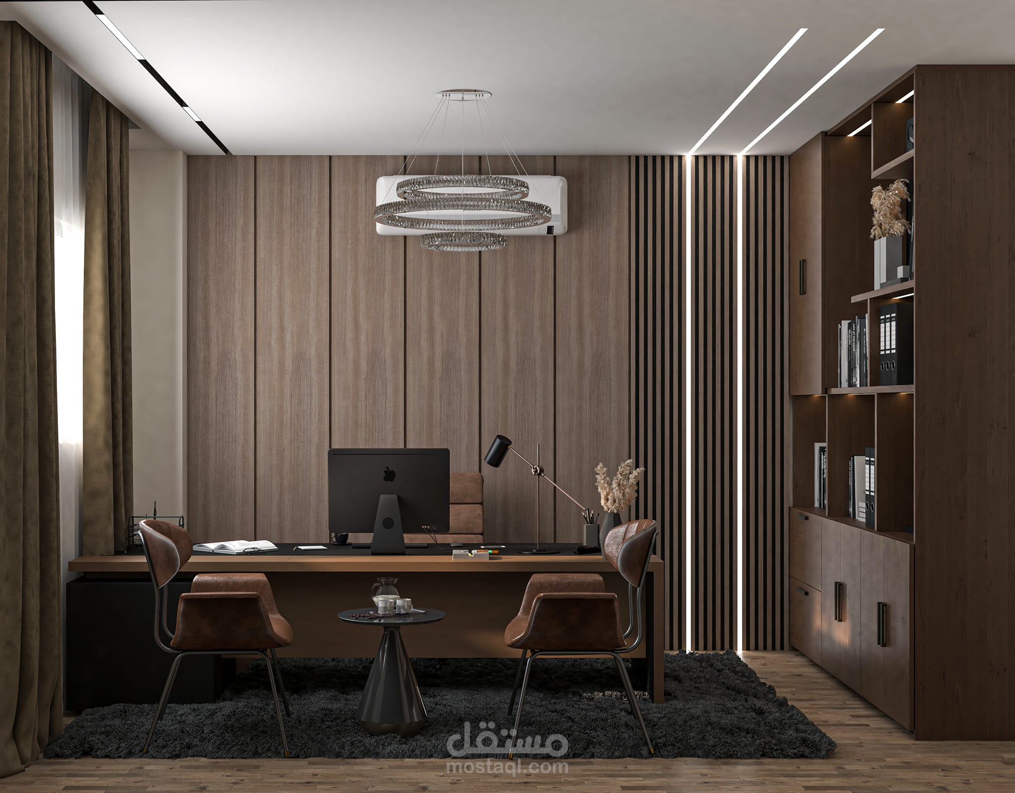 تصميم مكتب محاماة مودرن _ الأردن