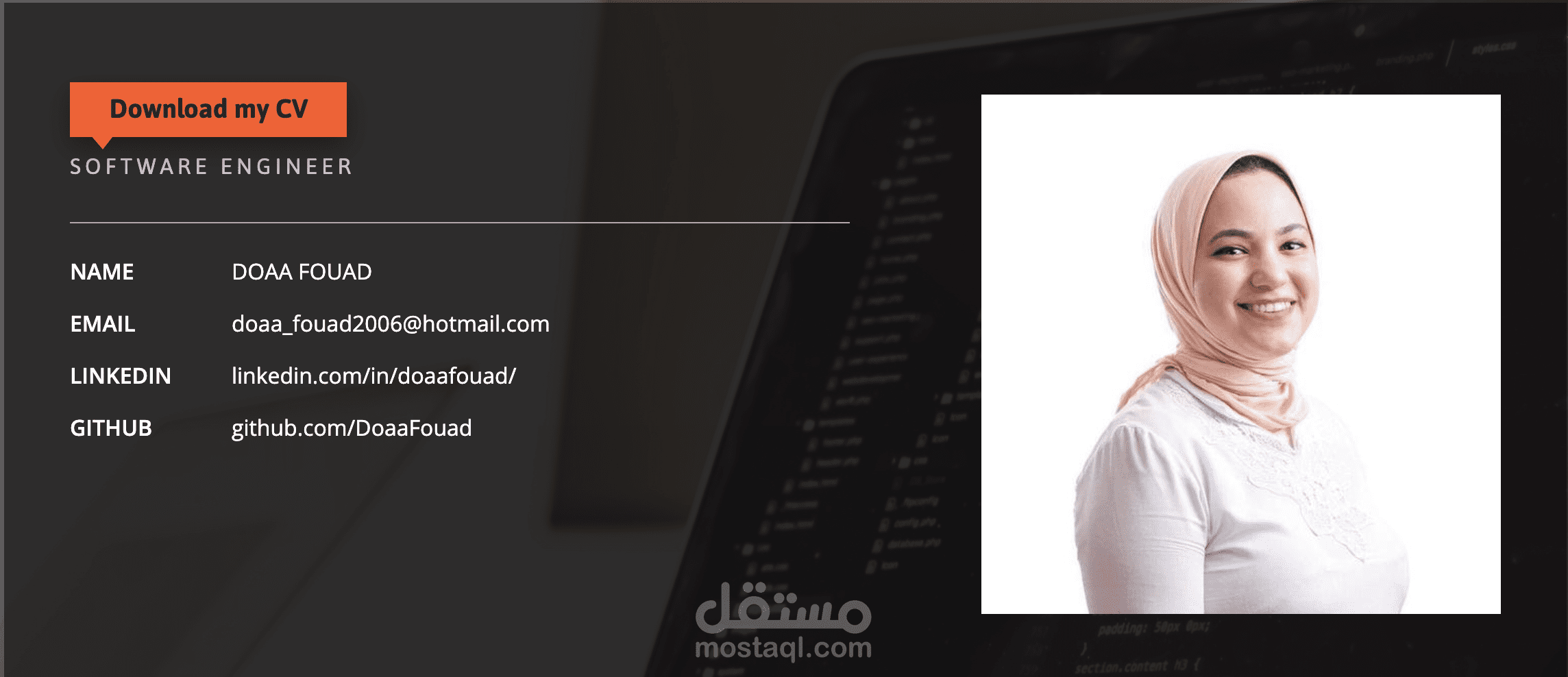 ال Portfolio الخاص بي