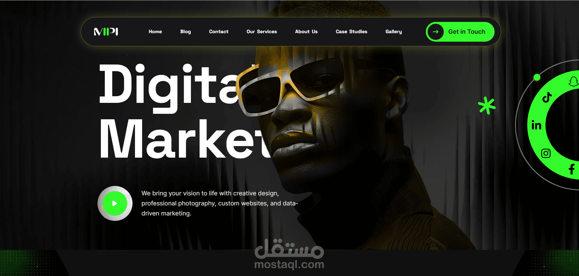 تصميم وتطوير موقع MediaPosti للخدمات الرقمية