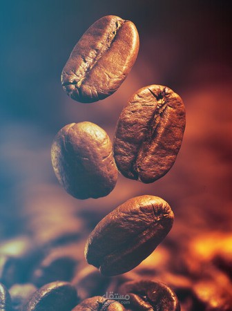 اعلان لمصنع يبيع حبيبات القهوة