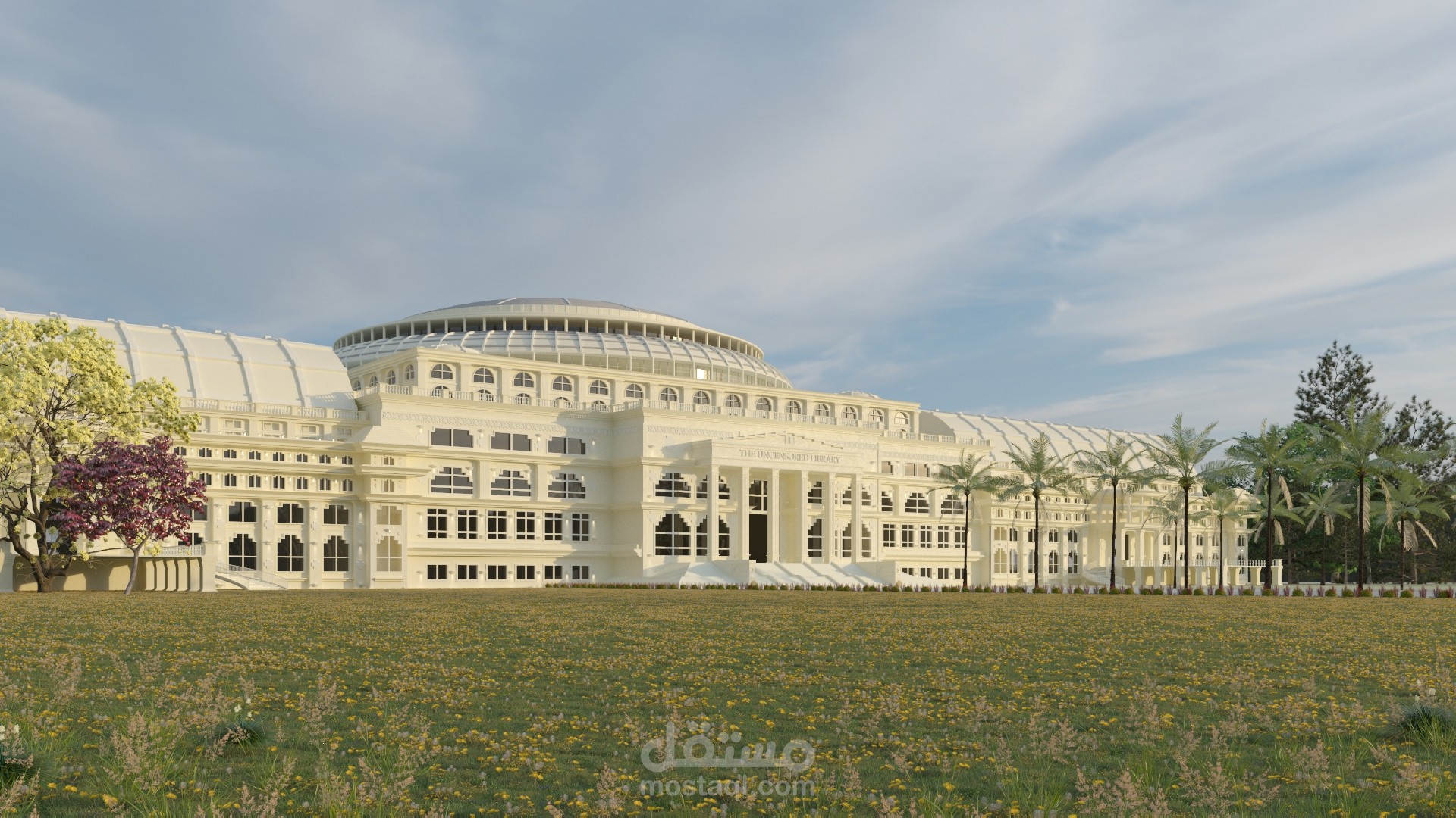 تصميم قصر طراز كلاسيك