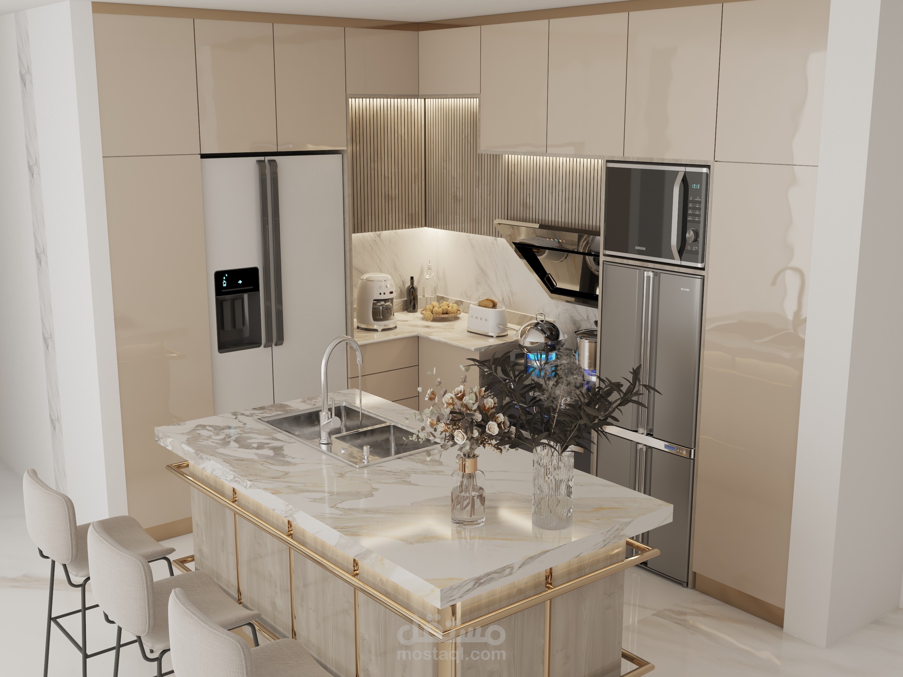 تصميم مطبخ