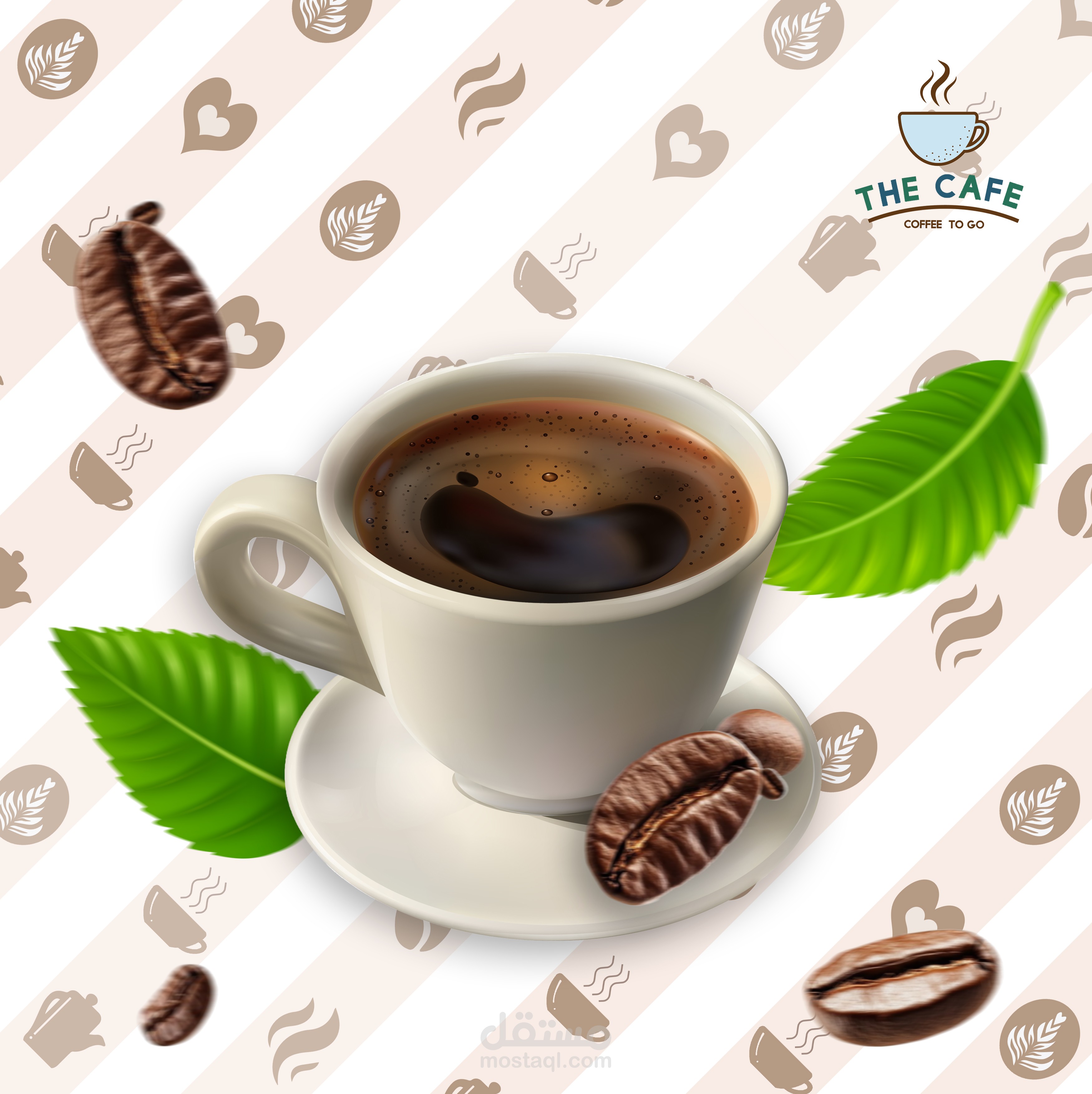 تصميم بوستر/كفر دعائي احترافي للمطاعم والكافيهات