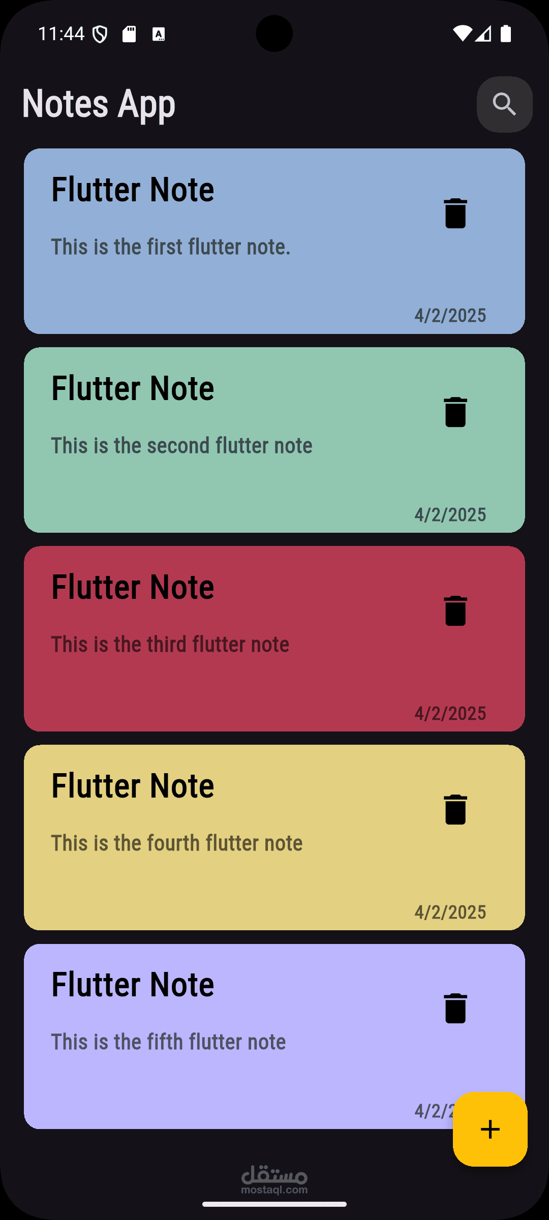 Notes App