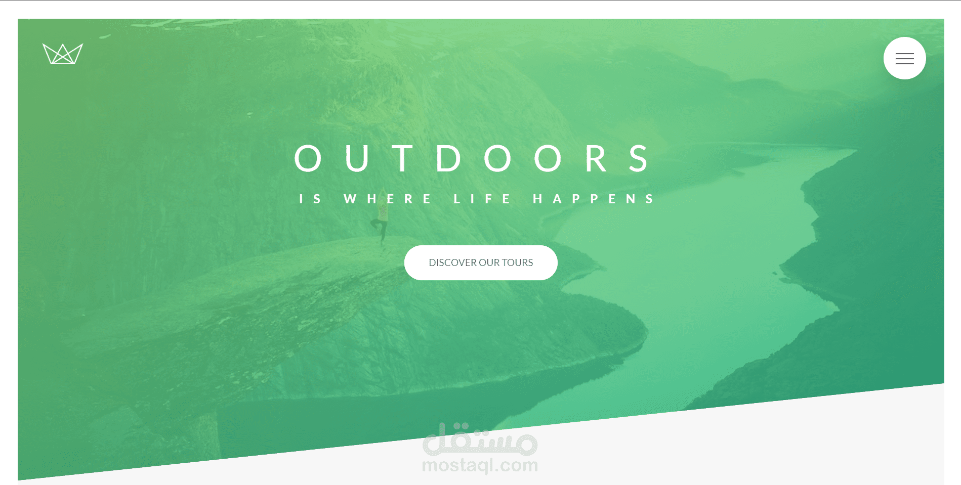 Natours Landing Page
