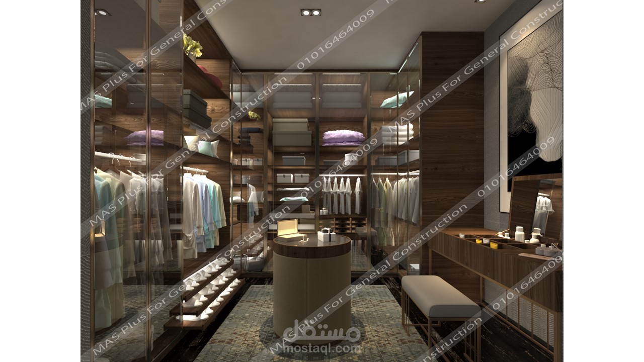تصميم 3D ل Dressing Room