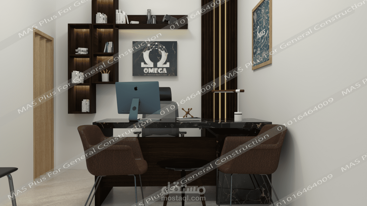 تصميم مكتب لمدرس فيزياء