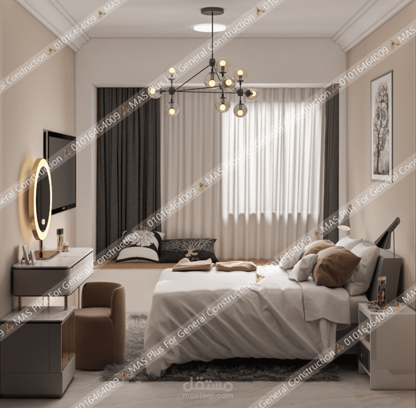 تصميم غرفة نوم ضيوف