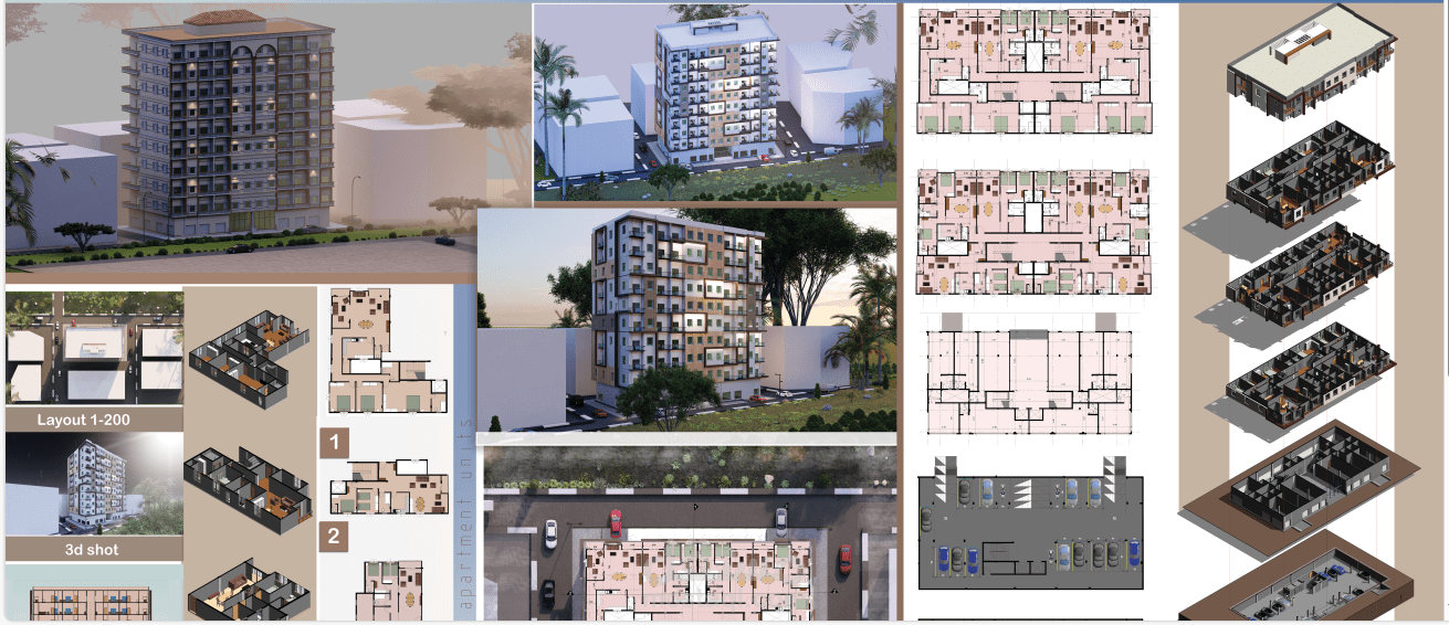 تصميم بوستر لمشروع سكني