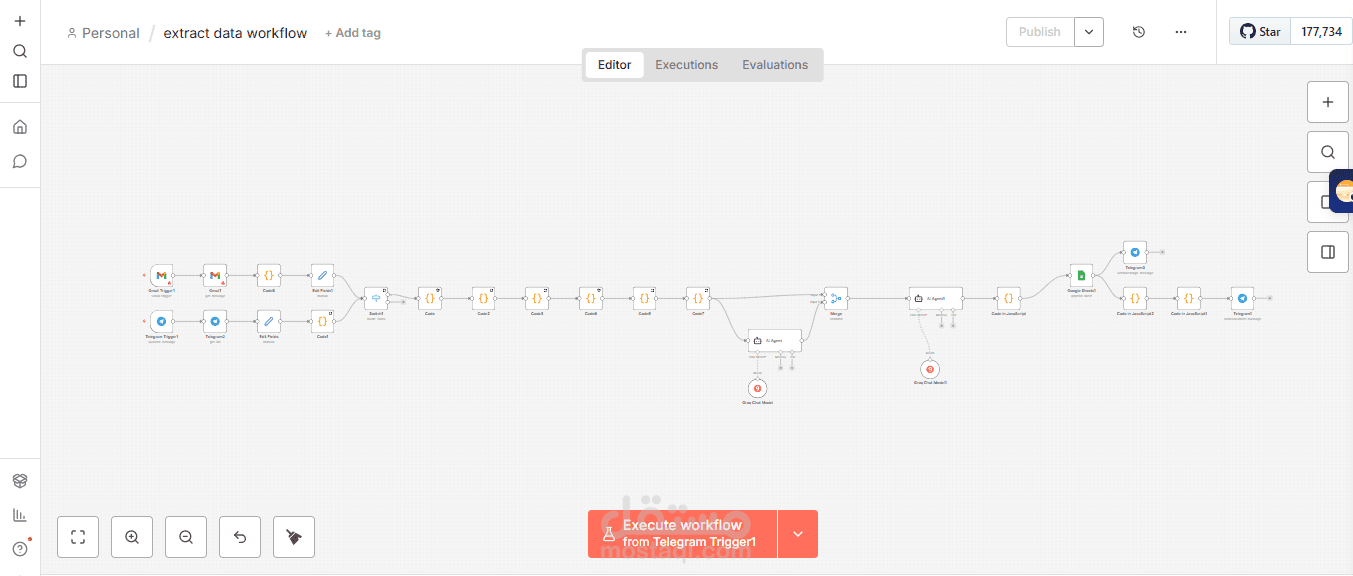 نظام أتمتة متكامل لربط المتاجر الإلكترونية وشركات الشحن (n8n)