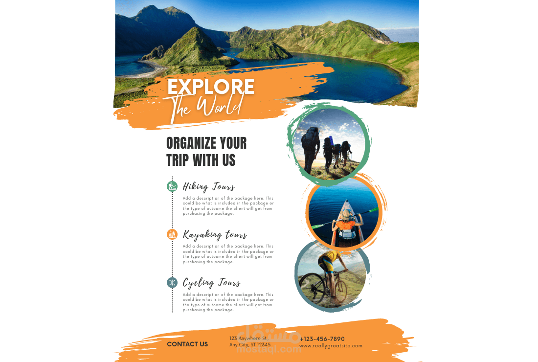 تصميم ( عرض تقديمي- بزنس كارد - فلاير - بروشور ) بإحترافية