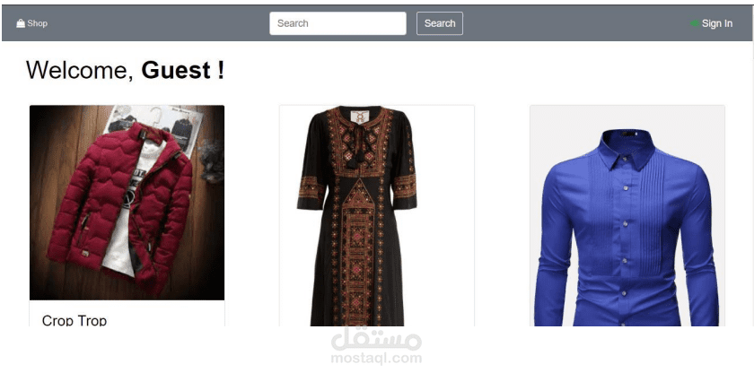 Clothes management system with oracle database