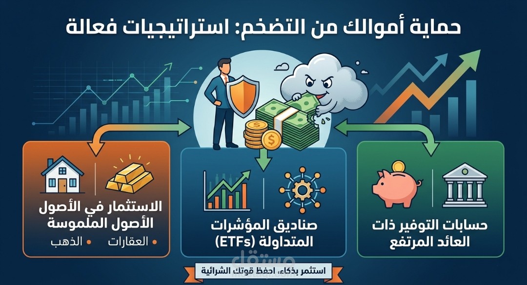 كيف تحمي أموالك من التضخم في 2026؟ استراتيجيات استثمارية آمنة للمبتدئين